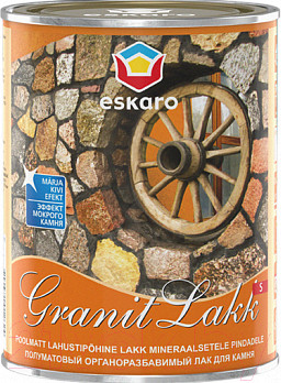 Лак Eskaro Granit Lakk S (1л, полуматовый)