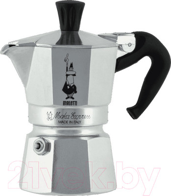 Гейзерная кофеварка Bialetti Moka Express 1161 (1 порция)