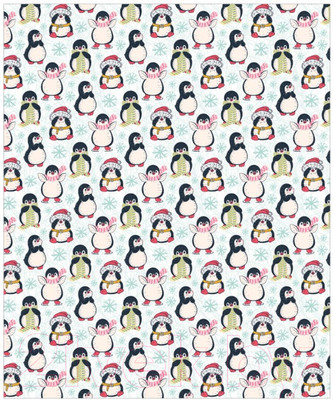 Скатерть JoyArty Новогодние пингвины / tcox_380857 (120x145)