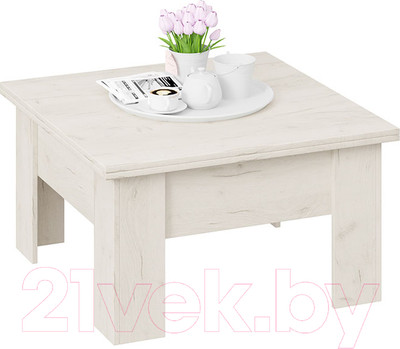 Стол-трансформер ТриЯ Тип 10 (дуб крафт белый)