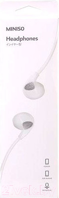 Наушники Miniso 2526 (белый)