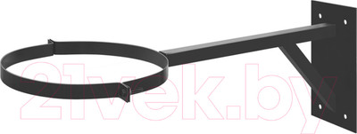 Кронштейн для дымохода Везувий д.200 телескопический (черный)