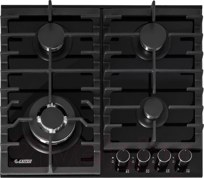 Газовая варочная панель Exiteq EXH-204 (черный)