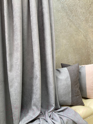 Штора Ника Зварико 777250 200x250 (серый 30)