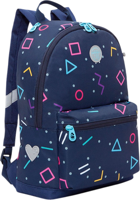 Школьный рюкзак Grizzly RO-272-9 (геометрия)