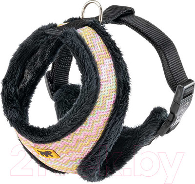 Шлея-жилетка для животных Ferplast Nikita Fur / 75468972 (L, цветная с мехом)