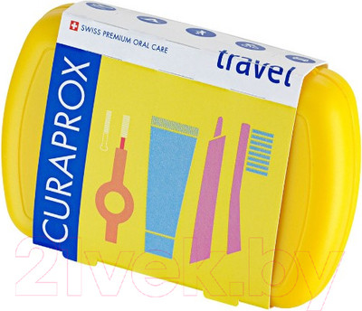 Набор для ухода за полостью рта Curaprox Be You Travel Set Yellow