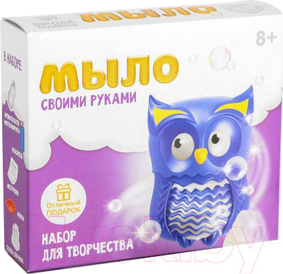 Набор для изготовления мыла Школа талантов Мыло своими руками. Совушка / 4781618