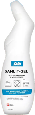 Чистящее средство для унитаза Avko Санлит-гель (750мл)