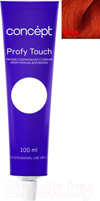 Крем-краска для волос Concept Profy Touch Стойкая 8.44 (100мл, интенсивный светло-медный)