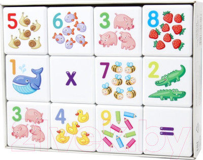 Развивающая игрушка Десятое королевство Кубики Арифметика / 00711