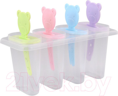 Форма для мороженого Мультидом Мишки / VL80-500