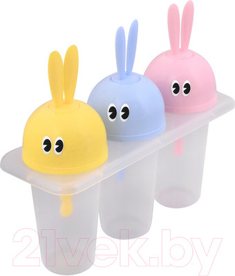 Форма для мороженого Мультидом Зайки / VL80-501
