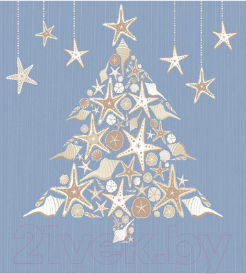 Скатерть JoyArty Звездная елка / tc_5709 (120x145)