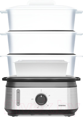 Пароварка стационарная Centek CT-1458 (хром)