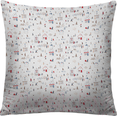 Наволочка декоративная JoyArty Зимняя прогулка / sl_201512