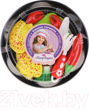 Набор игрушечных продуктов Mary Poppins Учимся готовить. Морепродукты с овощами / 453283