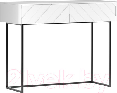 Консольный столик Shtabe Elifa 8011 (RAL 9003/RAL 9003/черный)