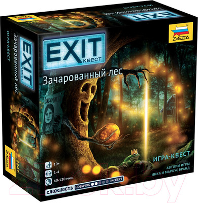 Настольная игра Звезда Exit Квест. Зачарованный лес / 8847