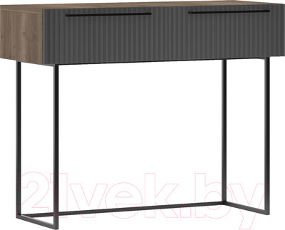 Туалетный столик Shtabe Gross 6111 эко (графит/черный/ручка черная)