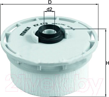Топливный фильтр Knecht/Mahle KX479D