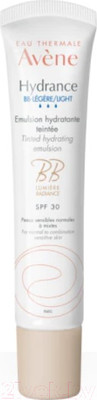 Эмульсия для лица Avene Hydrance BB Legere SPF30 Увлажняющая с тонирующим эффектом (40мл)