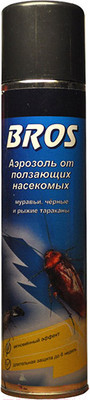 Аэрозоль от насекомых Bros От ползающих (400мл)