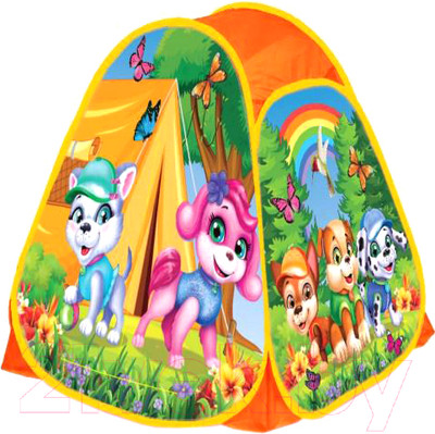 Детская игровая палатка Играем вместе Щенки / GFA-PUPS01-R