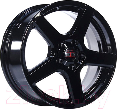 Литой диск Alcasta M62 15x6" 4x98мм DIA 58.6мм ET 35мм Black