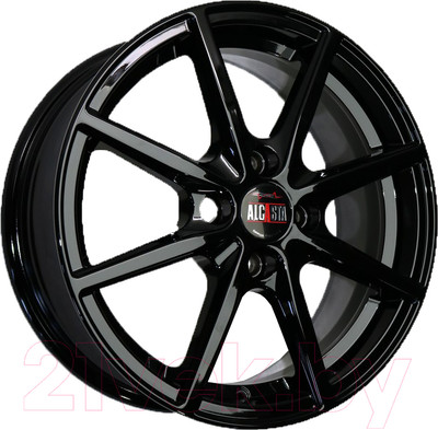 Литой диск Alcasta M63 15x6" 4x100мм DIA 60.1мм ET 40мм Black