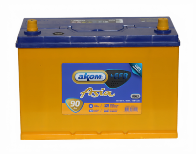 Автомобильный аккумулятор AKOM Asia Евро 6СТ-90VL +EFB R+ 850A (90 А/ч)