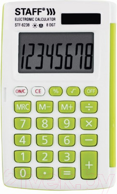 Калькулятор Staff STF-6238 (белый)