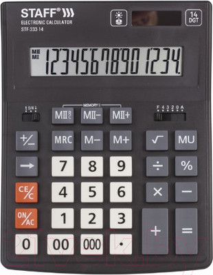 Калькулятор Staff Plus STF-333 (14 разрядов)