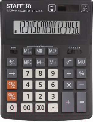 Калькулятор Staff Plus STF-333 / 250417 (16 разрядов)