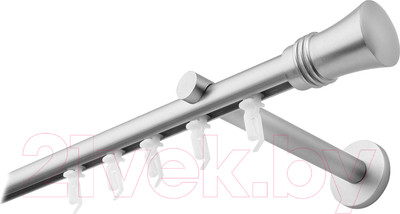 Карниз для штор Lm Decor Гиро 1р 19мм (сатин, 1.6м)