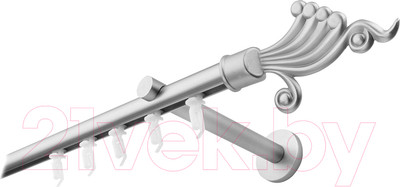 Карниз для штор Lm Decor Кения 1р 19мм (сатин, 2.0м)