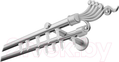 Карниз для штор Lm Decor Кения 2р 19/19мм (сатин, 3.0м)