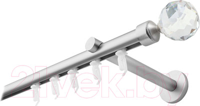 Карниз для штор Lm Decor Кристалл 19мм 1р (сатин, 3.2м)