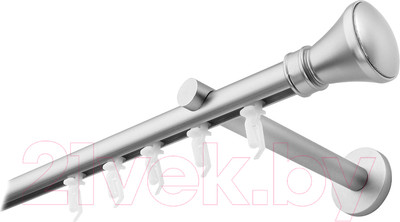 Карниз для штор Lm Decor Люксор 19мм 1р (сатин, 1.6м)