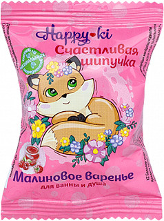 Бомбочка для ванны Лаборатория Катрин Детская Хеппики Счастливая шипучка (40г)