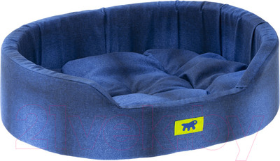 Лежанка для животных Ferplast Dandy 80 Cotone / 82944083 (синие джинсы)