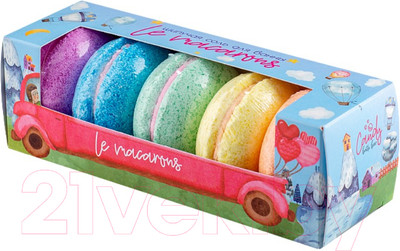 Набор бомбочек для ванны Лаборатория Катрин Le Makarons (250г)