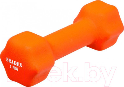 Гантель Bradex SF 0541 (1.5кг, оранжевый)