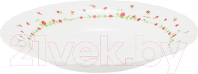 Тарелка столовая глубокая Arcopal Fraisa / P3780 (красный)