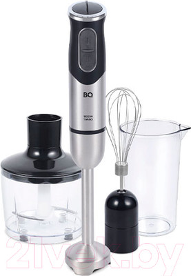 Блендер погружной BQ HB1232SS  (черный/сталь)