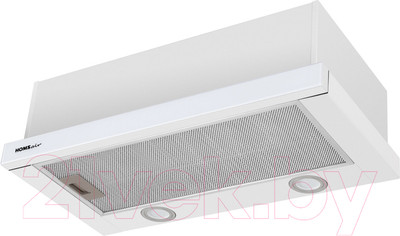 Вытяжка телескопическая HOMSair Flat 60 Glass (белый)