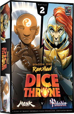 Настольная игра Лавка Игр Трон кубов. Монах vs Паладин