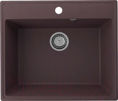 Мойка кухонная Ulgran Quartz Forte 580-06 (трюфель)