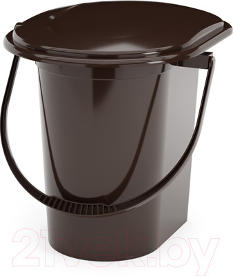 Ведро-туалет Альтернатива М1319 (коричневый)