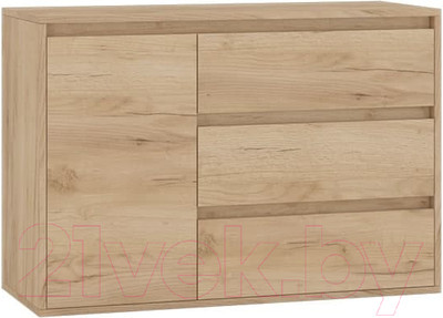 Тумба Интермебель Рио-2 Р-002 (дуб крафт золотой)